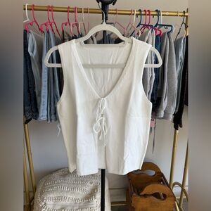 New White Vest with bows